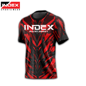 Camiseta de Rugby Sublimada de Manga Corta para Mujer, Marca INDEX, con Cuello Redondo, Ajuste Regular, Tejido Transpirable de Poliéster, para Todas las Temporadas - Product Image 5
