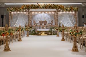 Mandap Manavarai para Bodas Grandes con Puerta de Bienvenida, Mandapam para Bodas del Sur de la India, Vedi Mandap Tradicional del Reino Unido - Product Image 2