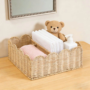 Multi Purpose Nursery Storage <b>Basket</b> for Diapers Wipes Toys Clothes and Baby Essentials Organization OEM ODM Wholesale - Product Image 2