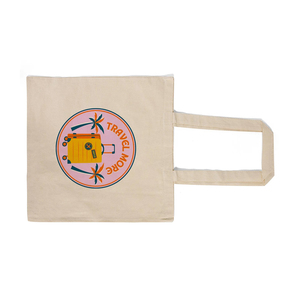 Bolsa de compras de algodón reutilizable con estampado de Corgi y Pug, con asas largas, ecológica. - Product Image 3