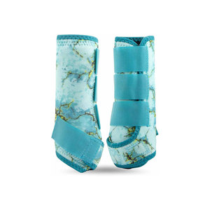 Bottes de thérapie pour chevaux en caoutchouc/coton imperméables de haute qualité pour toutes les conditions météorologiques et l'usage équestre - Product Image 1