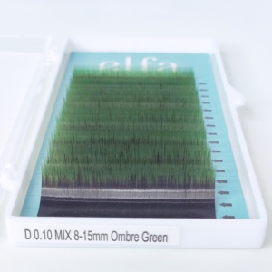 Plateaux à cils plats noir mat 0.15mm d'épaisseur Volume russe Extensions de cils en vison Plateaux d'extension de cils noir de jais - Product Image 3