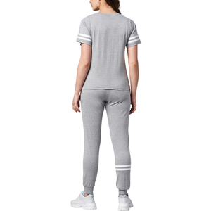 Conjunto Deportivo de Verano para Hombre, Transpirable, Talla Grande, Ligero, de 2 Piezas, Camiseta y Pantalones Jogger Personalizados, OEM, Ropa Deportiva Informal - Product Image 4