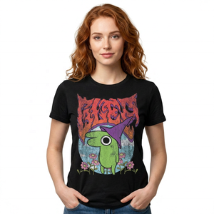 T-shirt en coton jersey à manches courtes et col rond pour homme, motif imprimé Smiling Friends, coupe classique, style décontracté - Product Image 5