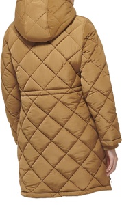 Parka matelassée unisexe pour homme, veste chaude d'automne, service OEM, capuche rembourrée, toile enduite, col montant, rembourrage en coton - Product Image 6