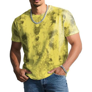 T-shirt pour homme 100% coton, col rond, design tendance, coupe ajustée, t-shirt à manches courtes pour homme - Product Image 1