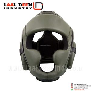 Protector de cabeza de cuero, casco de boxeo, MMA - Product Image 5
