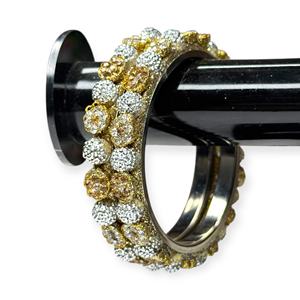 Elegantes Brazaletes de Perlas Doradas de Imitación de Plata Chapados en Oro, Ideales para Bodas y Fiestas, Precio al por Mayor Premium - Product Image 2