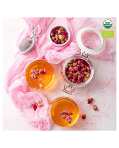 TÉ DE ROSA ROJA PROFUNDAMENTE DULCE, PÉTALOS Y BOTONES DE ROSA SECOS ENPAQUETADOS A GRANEL, EL TÉ DE ROSA CONGELADO ES UN ÉXITO DE VENTAS. - Product Image 1