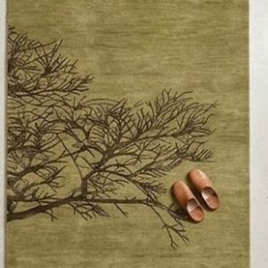 Modern Abstract <b>Tree</b> <b>Branch</b> Design Rectangle Area Rug Wool Polyester Flat Weave Non-Slip Living Room Decor For Bulk Supply - Product Image 6