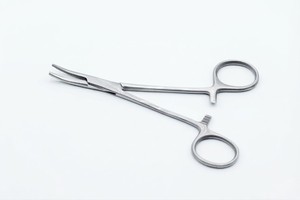 Forceps courbé Halstead pour moustiques de 12,5 cm |   Hémostat chirurgical de précision |   Acier inoxydable de qualité médicale - Product Image 3