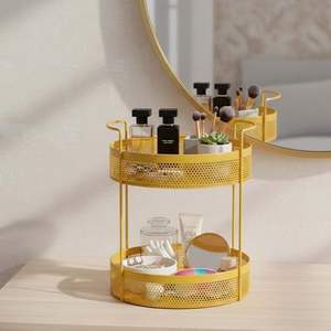 Cesta de Almacenamiento Metálica de Estilo Industrial, Organizador Resistente para Garaje o Despensa - Product Image 1