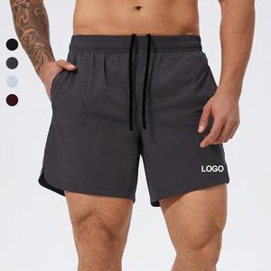 Pantalones Cortos Deportivos de Doble Capa para Hombre, Pantalones Cortos Deportivos 2 en 1 para Gimnasio, Entrenamiento, Secado Rápido, para Correr, de Doble Capa, para Verano - Product Image 6