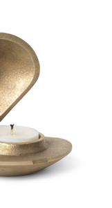 ที่ใส่เทียนทีไลท์ทรงเปลือกหอยทองเหลืองหรูหรา กล่องเทียนเปลือกหอยทะเลสไตล์ทะเลที่ไม่เหมือนใคร ของตกแต่งสปา โรงแรม งานแต่งงานริมชายฝั่ง ของขวัญตกแต่ง - Product Image 5