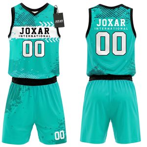 Uniformes de basket-ball pour hommes personnalisés de haute qualité en vente, imprimés par sublimation, vêtements de sport grande taille, logo personnalisé, polyester - Product Image 4