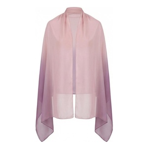 Women's Chiffon Scarf Color Blocking Long Elegant Multi-Functional All Seasons Daily Wear Shawl - Product Image 1
