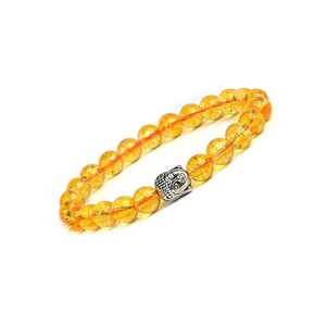 High Quality Citrine Beads Buddha Bracelet Romantic Gift Fashion Charm Jewelry <b>for</b> <b>Men</b> Women Energy Meditation - Product Image 2