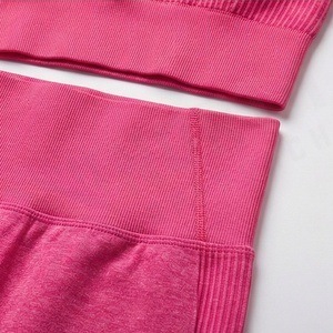 Conjunto de Yoga para Mujer con MOQ Bajo, Color Sólido Personalizado, Último Diseño, Ropa Deportiva para Gimnasio, Ropa de Entrenamiento al por Mayor - Product Image 5