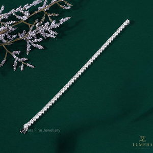 5.932 Carat Round Diamond Tennis <b>Bracelet</b> F Color VS VVS Clarity Solid Gold 9k 10k 14k 18k Fine Jewelry Premium Wedding Gift - Product Image 2