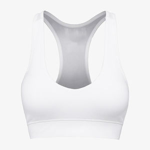 Soutien-gorge de sport pour femme à maintien élevé, respirant, en Spandex/Nylon, avec logo personnalisable sur le devant, pour le yoga, le fitness et la gym - Product Image 6