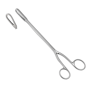 Pinzas para Óvulos Bierer, Instrumento Quirúrgico Ginecológico Manual de Acero para Agarrar Tejidos con Precisión, Manipulación de Óvulos, Procedimientos Clínicos - Product Image 1