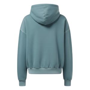 Sudadera con Capucha Personalizada Color Verde Azulado, Sudadera con Capucha Lisa Unisex para OEM y Venta al por Mayor - Product Image 3