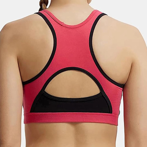 Soutien-gorge de sport pour femme de haute qualité, léger, en Spandex/Nylon, à maintien élevé, bretelles réglables, extensible dans quatre directions, pour la gym - Product Image 2