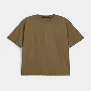 Nouveautés T-shirts de haute qualité légers et luxueux en coton épais, T-shirts oversize vierges personnalisables pour hommes - Product Image 2