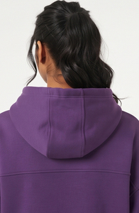 Survêtement à capuche pour femme, coupe ample, manches longues, avec pantalon de survêtement, style décontracté hiver, tenue de rue - Product Image 4