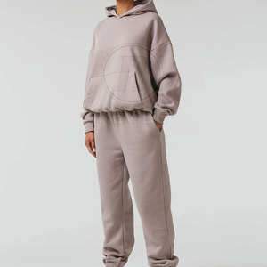 Chándal Informal de Invierno con Capucha para Mujer, Talla Personalizada, de Alta Calidad, con Tela 100% Algodón - Product Image 2