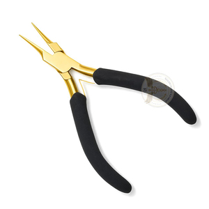Pince à bec rond professionnel en titane pour la fabrication de bijoux, le cerclage de fils, la création de perles et la réalisation de boucles - Product Image 4
