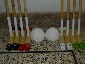 Palo de polo profesional de madera para deportes ecuestres al aire libre con agarre cómodo y equilibrio perfecto - Product Image 4