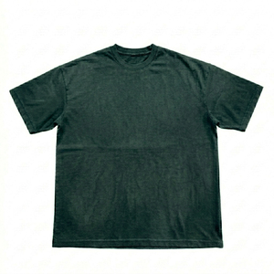 Camisetas Vintage Lavadas para Hombre, Camisetas de Color Sólido con Lavado Ácido, Camisetas Personalizadas Estampadas 100% Algodón, Camiseta de Manga Corta Oversize para Hombre - Product Image 1