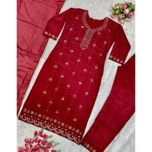 Belle fête porter haut bas Dupatta ensemble pour femmes - Product Image 6