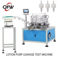 Machine d'assemblage automatique de pompes à lotion contrôlée par PLC haute vitesse QFW, moteur 220V, garantie 1 an pour les usines de fabrication, 35 000 $