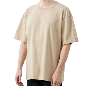 Cumbre Sports Custom Eco-Friendly Organic 100% Cotton Oversized Drop Shoulder Boxy Fit Plus Size Breathable T-Shirts for Men - Product Image 1