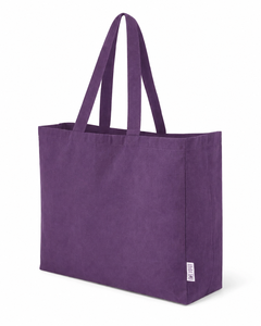 Custom Recycled Polycotton Tote Bag 220 GSM Large Shopping Bag with Self Handles Wholesale Promotional Manufacturer Exporter B2B - Product Image 3