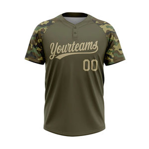 Maillot de baseball unisexe à col rond et manches courtes de haute qualité, respirant, séchage rapide, été, bretelles réglables, nom d'équipe personnalisé, grandes tailles - Product Image 2