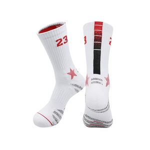 Basketball Number <b>Socks</b> <b>Long</b> Tube Basketball <b>Socks</b> with Towel Soles High-elasticity Wear-resistant Men's Sports <b>Socks</b> - Product Image 1