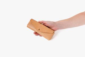 Étui à lunettes de luxe en cuir véritable, pochette souple en cuir de vachette, étui fin fait main pour lunettes de soleil de voyage, sac à lunettes LGC-0090 - Product Image 4