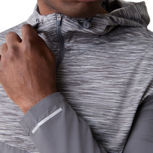 Men's Hooded Zip Up Windbreaker <b>Coat</b> with Two Utility Pockets - Product Image 5