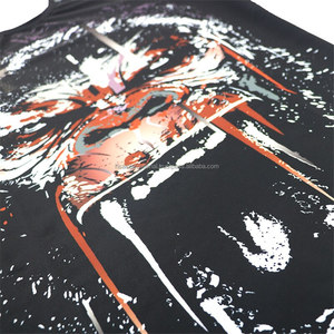 Camisas de compresión de alta calidad, protector de sarpullido impreso, diseño sublimado personalizado, venta al por mayor - Product Image 6