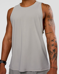 Wholesale High Quality Fitness Bodybuilding Undershirt Gym tank Tops Mens Singlet Men Cotton Vests - Product Image 4