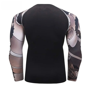 Rashguard de Sublimación MMA Hecho a Medida por Fabricante Pakistaní, Rashguard Masculino de Alta Calidad, Rashguard de Primera Calidad - Product Image 3