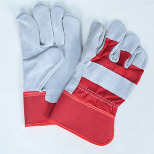 Gants de gréeur durables en cuir fendu Gants de travail de sécurité pour la construction, l'exploitation minière et l'utilisation industrielle Vente en gros directe d'usine - Product Image 1