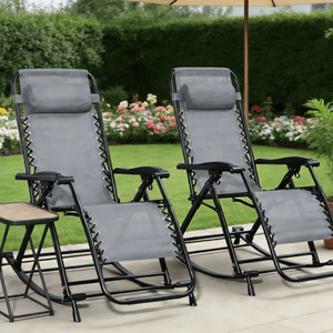 Fauteuils à bascule d'extérieur D0100XFA3MV - Product Image 1