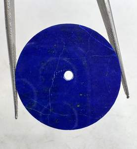 Esfera de Reloj de Lapislázuli Natural, Diseño Plano, Tamaño 31.50mm, Grosor 0.9mm, Hecho en Rajasthan - Product Image 2