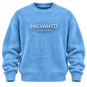 Pull en tricot gris personnalisé avec logo pour homme, col rond, manches longues, pull en tricot de qualité supérieure pour homme, pull pour femme - Product Image 5