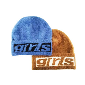 Fitted Unisex Winter Hat Custom High Quality 100% Acrylic Y2K Jacquard Skull Beanies <b>Cap</b> for <b>Men</b> Women - Product Image 3