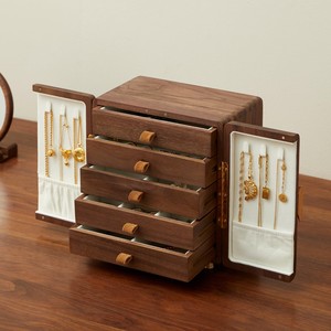 Handcrafted Acacia Wood Jewelry <b>Box</b> with Hidden <b>Drawer</b> - Wholesale - Product Image 2